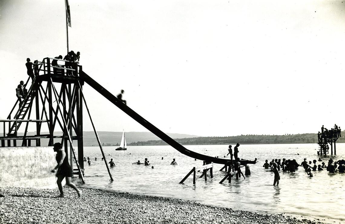 Rutschbahn im Strandbad Radolfzell, Stadtarchiv Stein am Rhein 